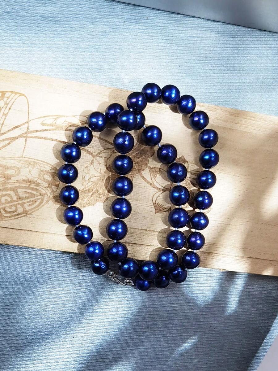 Tipo di stile:collana di perle coltivate