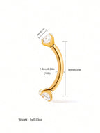 Tipo di stile:16G piercing al sopracciglio