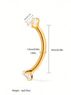 Tipo di stile:16G piercing al sopracciglio