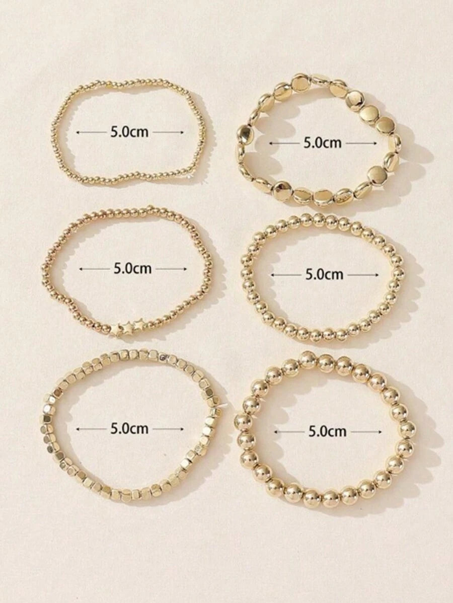 Tipo di stile:impostare perline d'oro