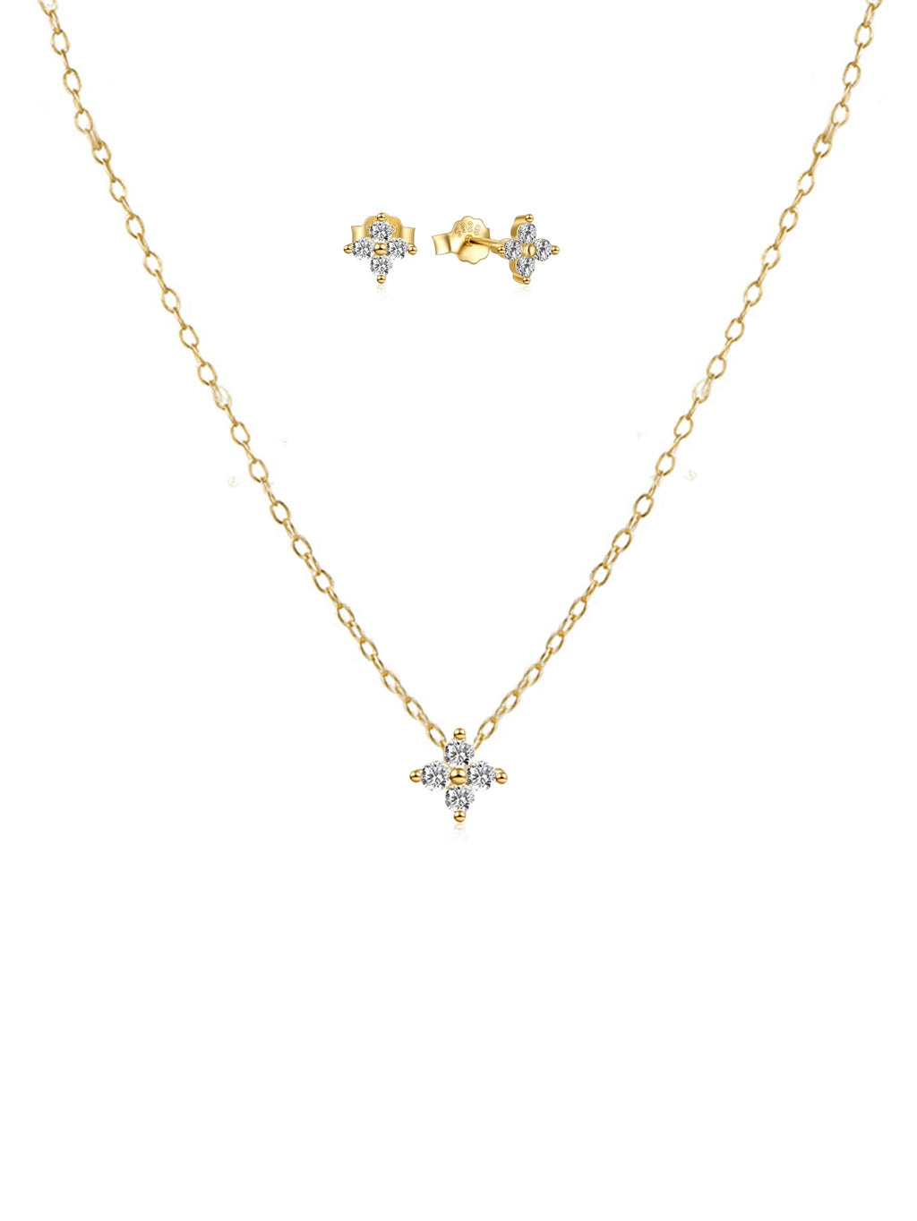 Tipo di stile:set di orecchini per collana