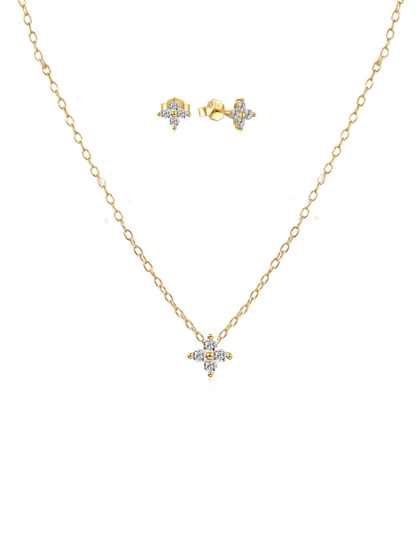 Tipo di stile:set di orecchini per collana