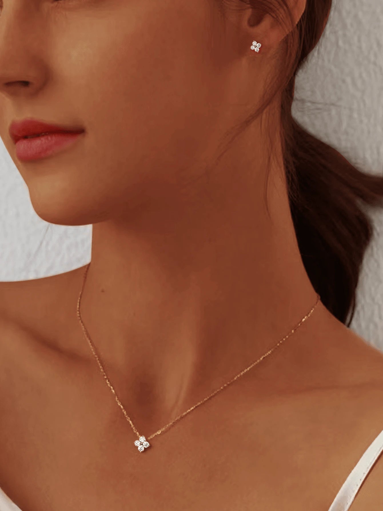 Tipo di stile:set di orecchini per collana