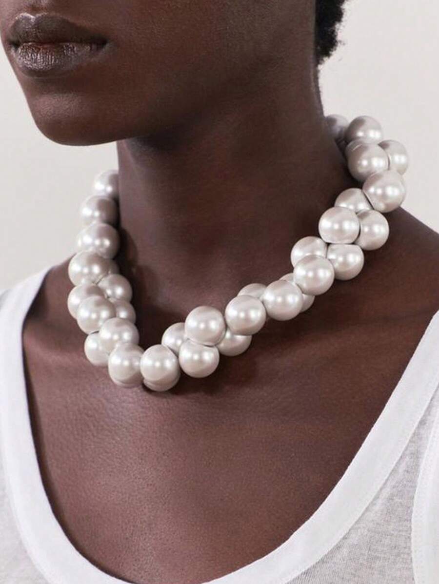 Tipo di stile:collana di perle