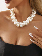 Tipo di stile:collana di perle