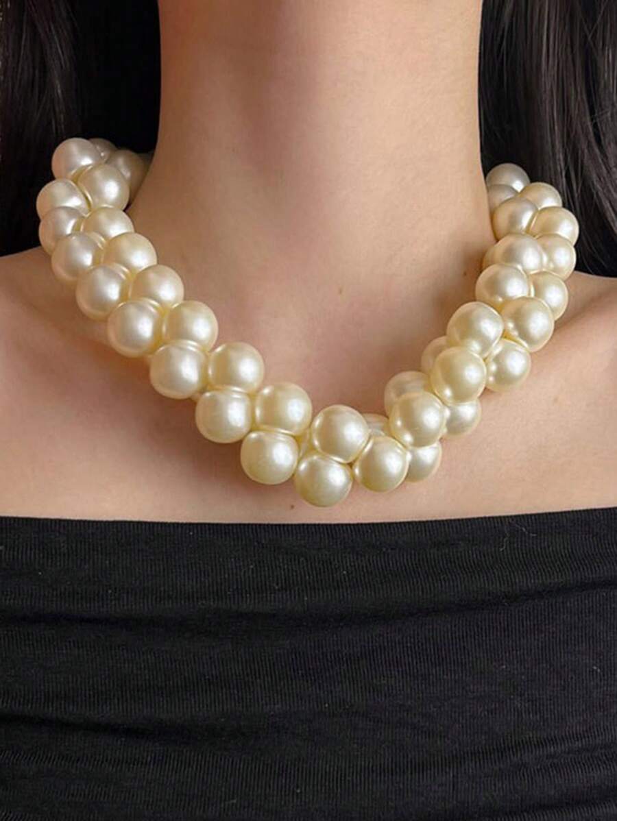 Tipo di stile:collana di perle