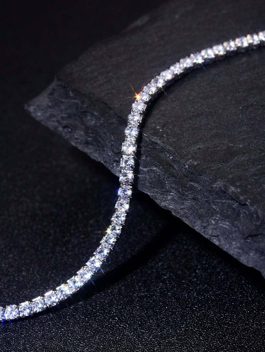 Tipo di stile:Collana tennis a quattro punte con diamanti 1