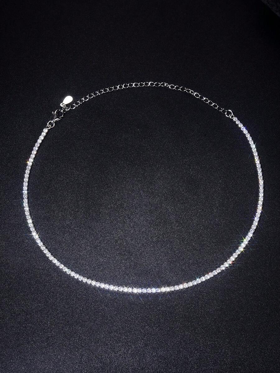 Tipo di stile:Collana tennis a quattro punte con diamanti 1