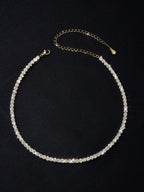Tipo di stile:Collana tennis a quattro punte con diamanti 1