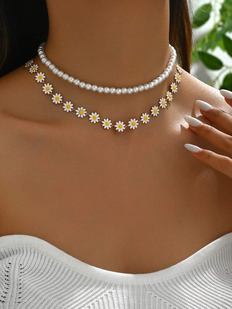 Tipo di stile:Margherita + Perla Finta