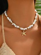 Tipo di stile:turchese bianco + stella marina