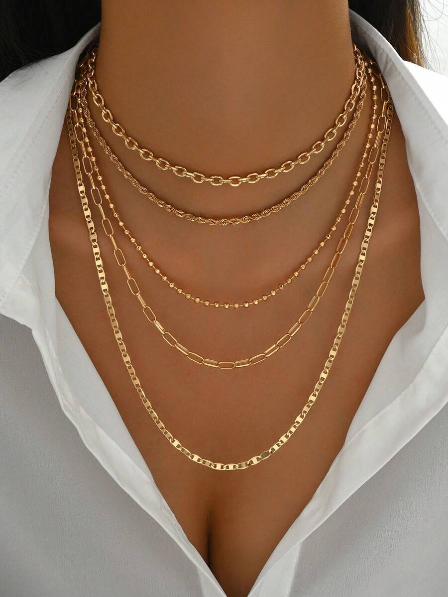 Tipo di stile:Catena da 5 pezzi/set