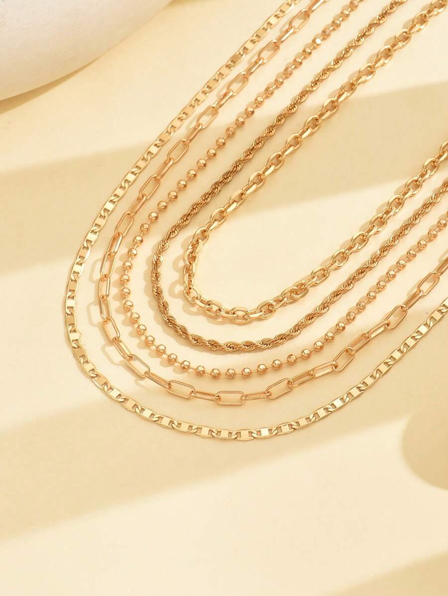 Tipo di stile:Catena da 5 pezzi/set