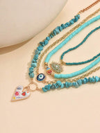 Tipo di stile:blu turchese+argilla polimerica