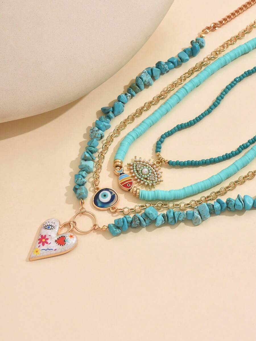 Tipo di stile:blu turchese+argilla polimerica