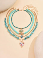 Tipo di stile:blu turchese+argilla polimerica