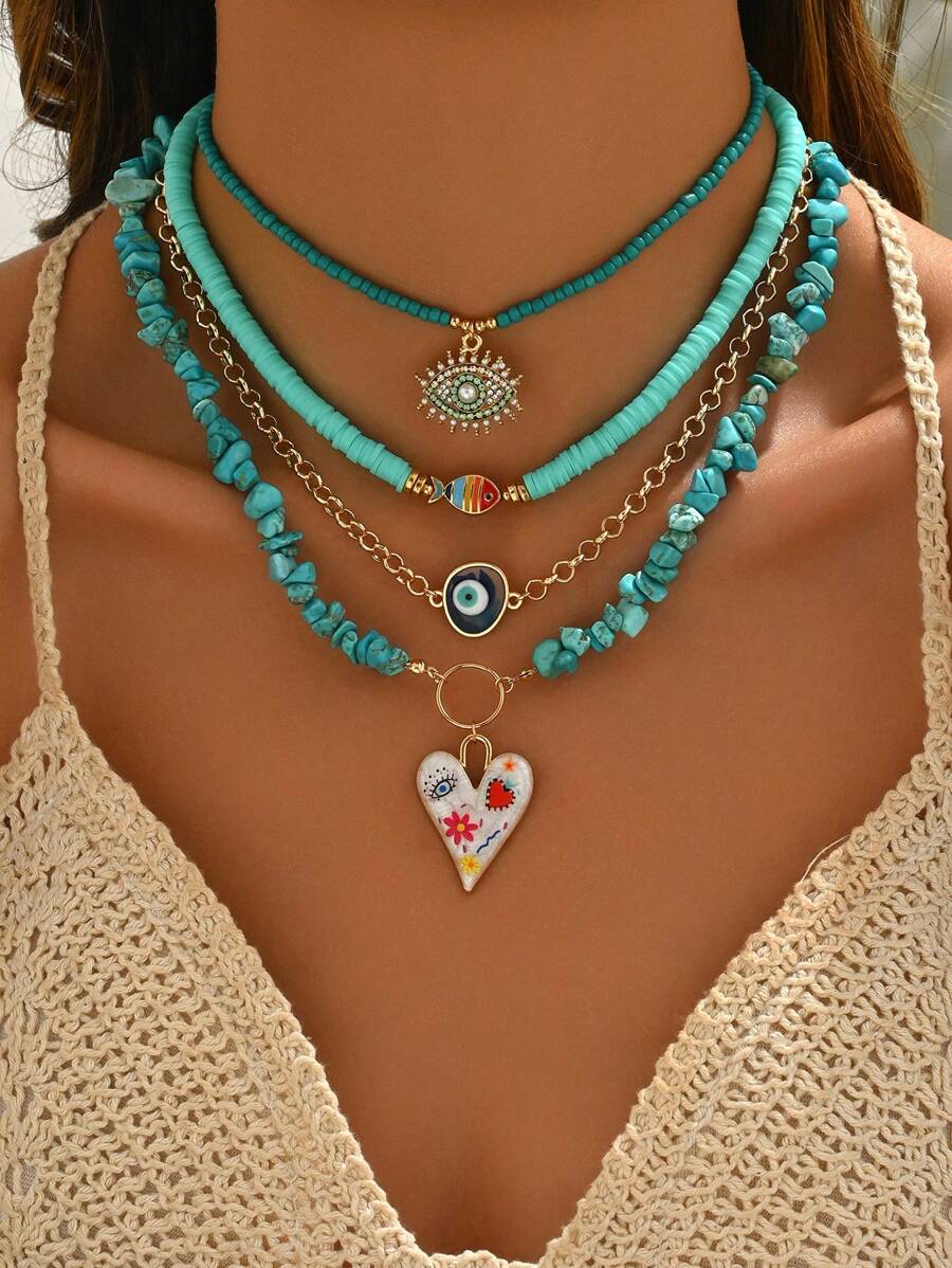 Tipo di stile:blu turchese+argilla polimerica