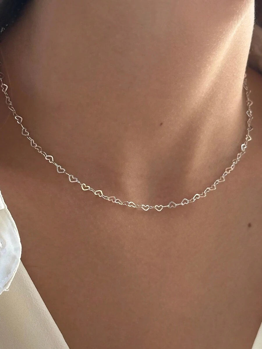 Tipo di stile:Collana a catena a cuore