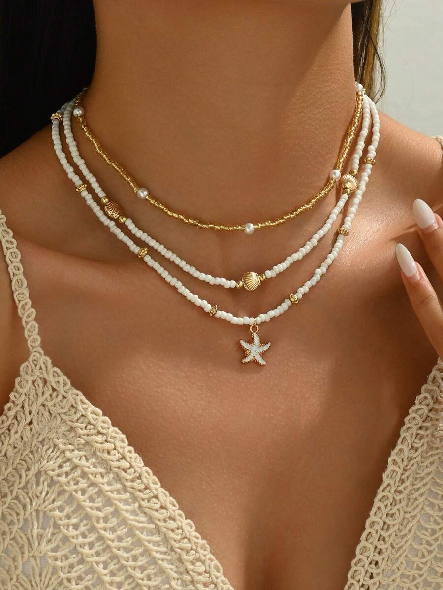 Tipo di stile:stella marina + conchiglia