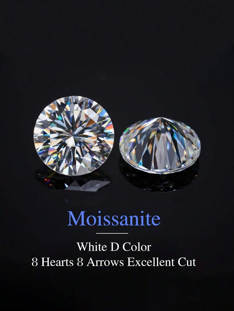 Tipo di stile:Taglio rotondo 4ct 10mm