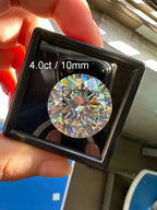 Tipo di stile:Taglio rotondo 4ct 10mm