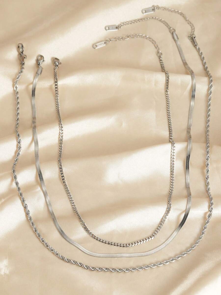 Tipo di stile:collana in acciaio inossidabile