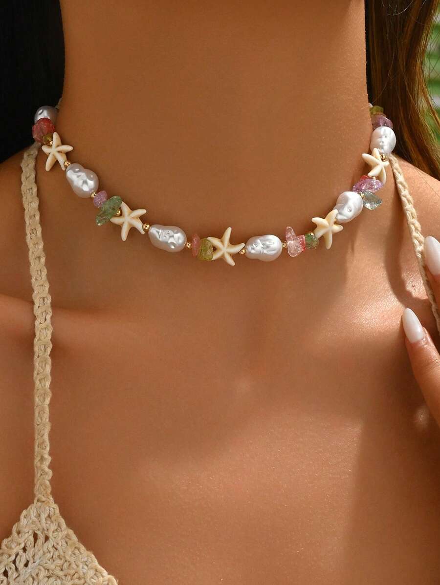 Tipo di stile:Stella marina + ghiaia colorata