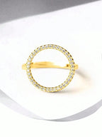 Tipo di stile:Anello circolare con diamanti pieni