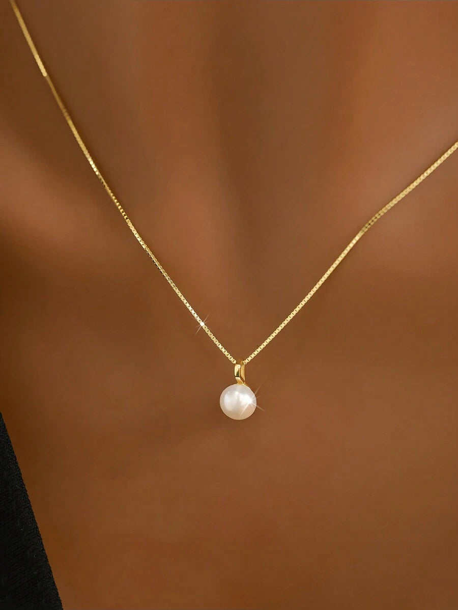 Tipo di stile:collana di perle d'acqua dolce