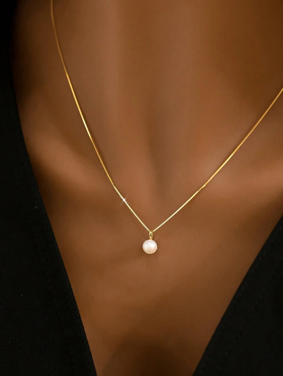 Tipo di stile:collana di perle d'acqua dolce