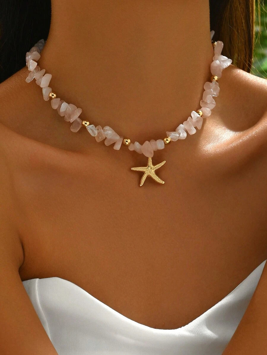 Tipo di stile:Stella marina+ghiaia rosa