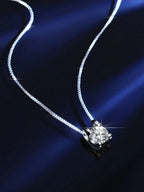 Tipo di stile:Collana con pendente in moissanite