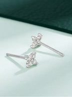 Tipo di stile:Set di sei orecchini in argento con quadrifoglio