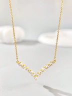 Tipo di stile:Collana di diamanti a forma di V