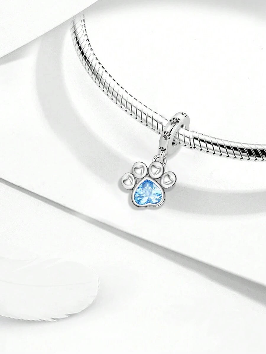 Tipo di stile:Simpatiche impronte di animali domestici, blu