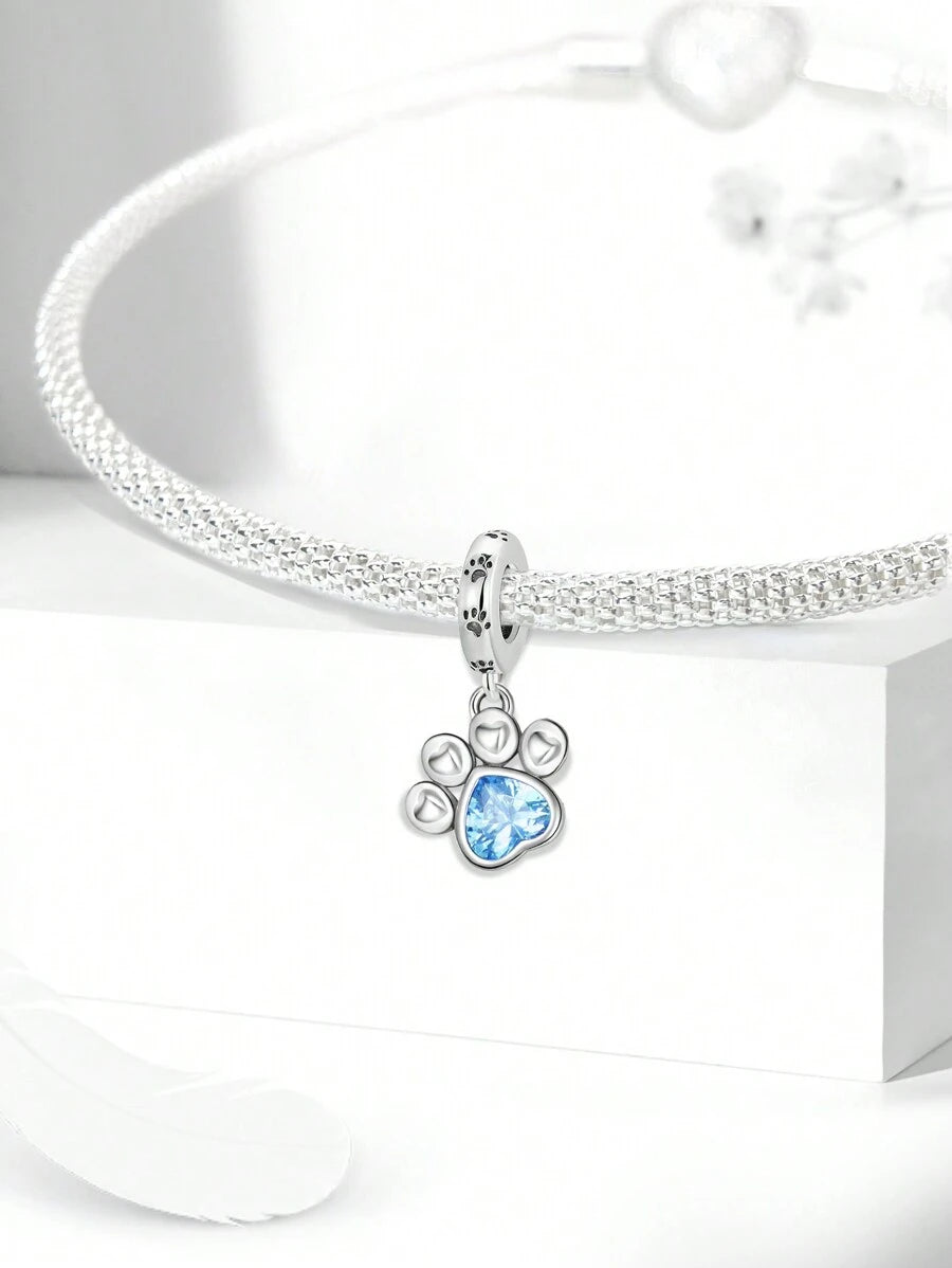 Tipo di stile:Simpatiche impronte di animali domestici, blu