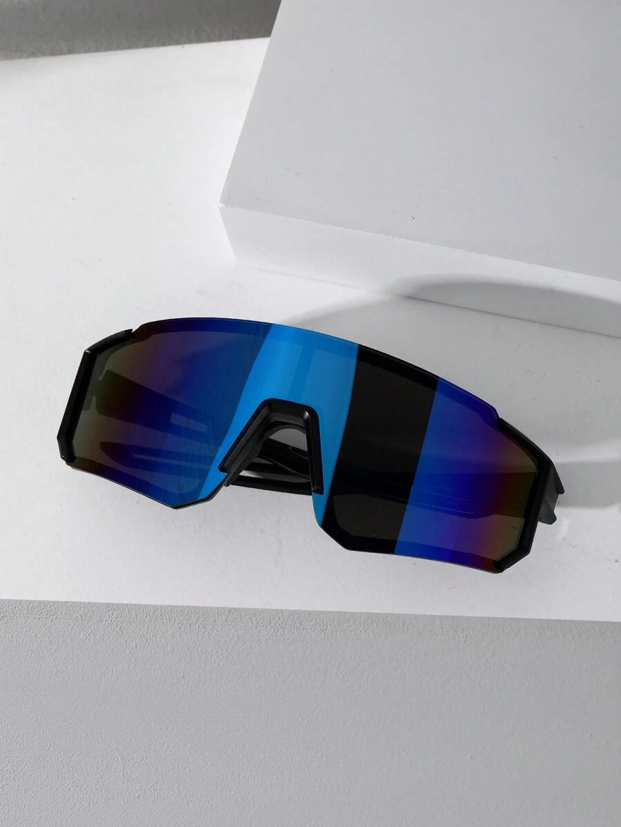 Colore della montatura:Pellicola blu ghiaccio con cornice nera