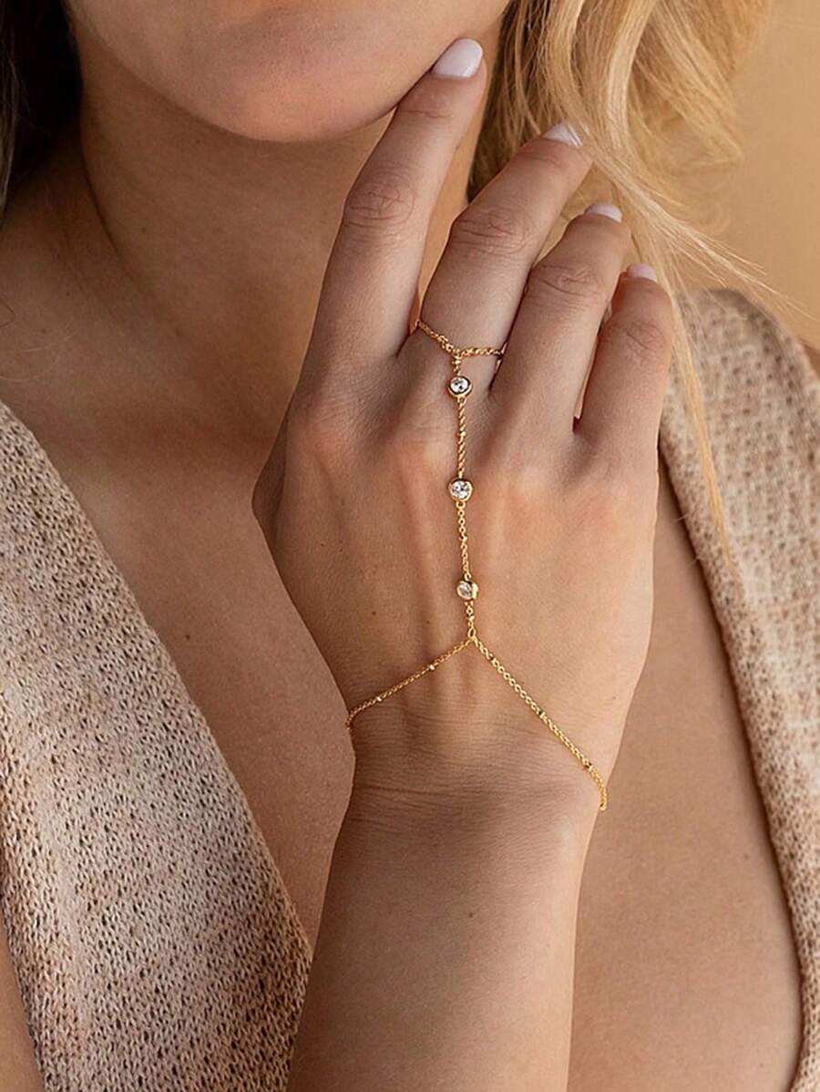 Tipo di stile:braccialetto di diamanti