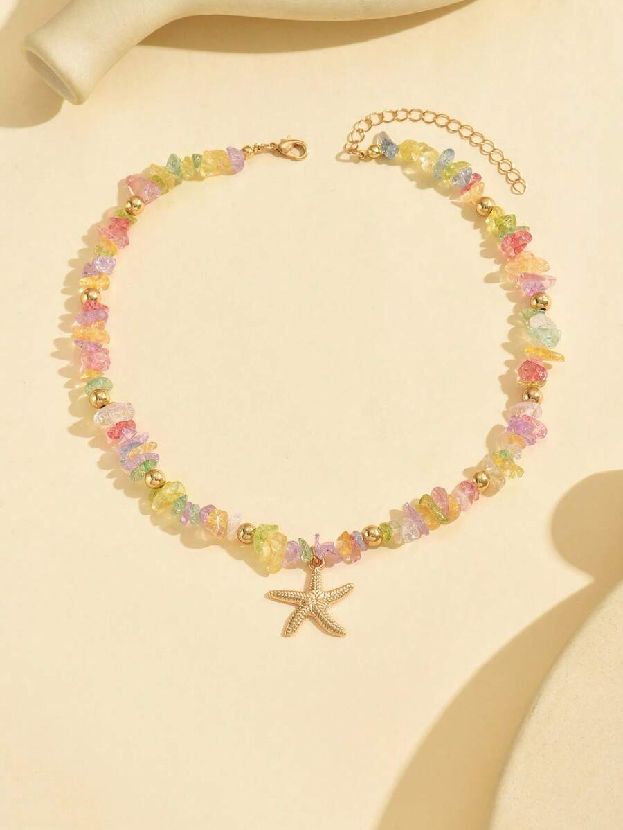 Tipo di stile:Stella marina + ghiaia colorata 1