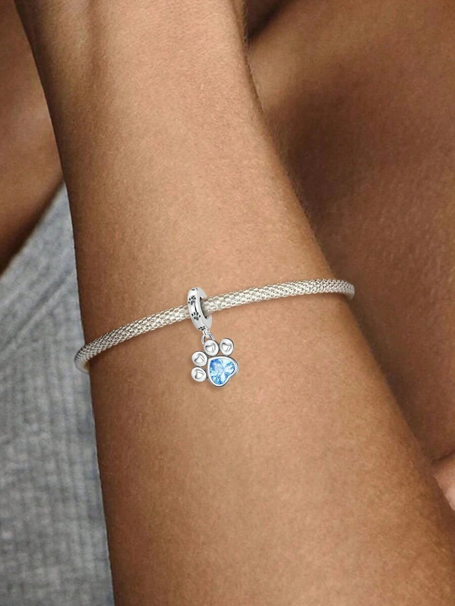 Tipo di stile:Simpatiche impronte di animali domestici, blu