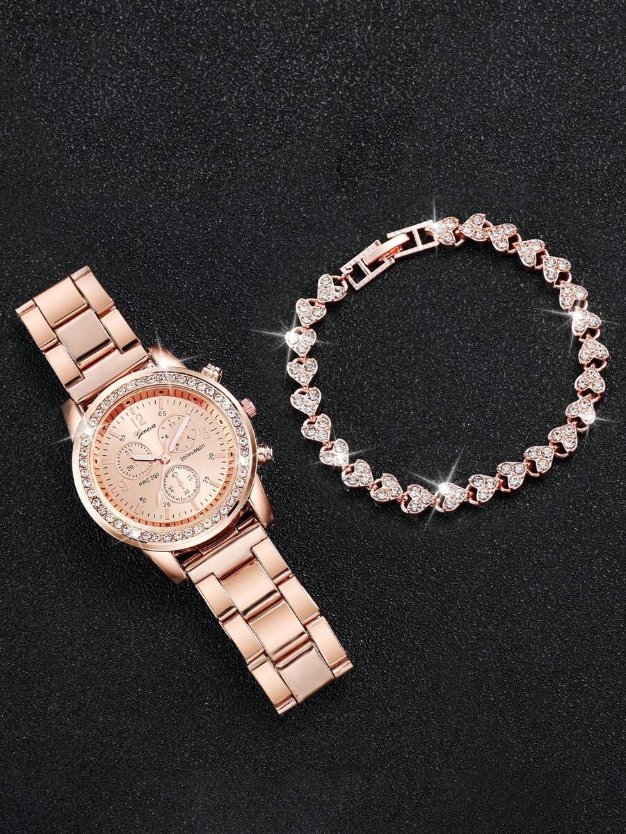 Colore di cinturino:Oro rosa 1