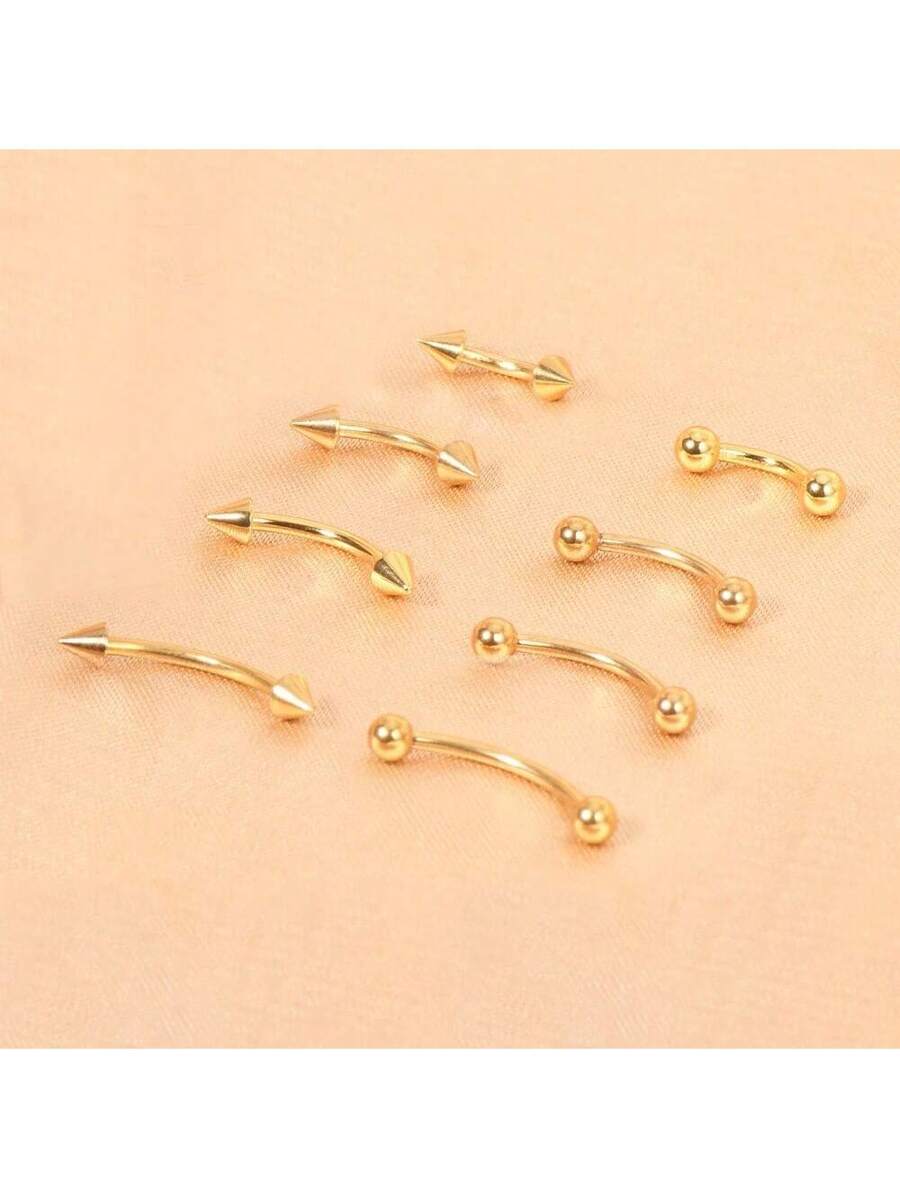 Tipo di stile:8 pezzi di unghie per sopracciglia