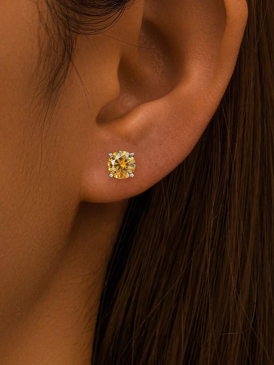 Tipo di stile:orecchini in oro a quattro punte