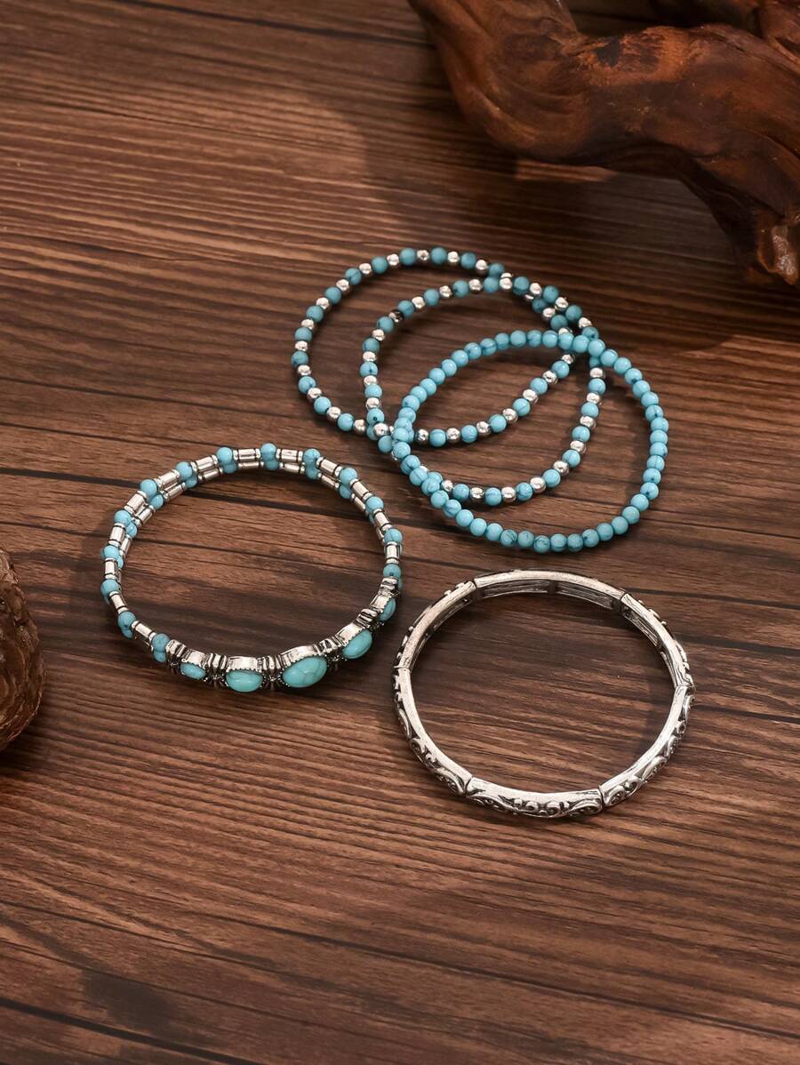 Tipo di stile:Set bracciale turchese