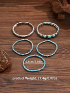 Tipo di stile:Set bracciale turchese
