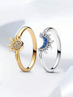 Tipo di stile:anello del sole e della luna