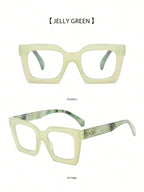 Colore della montatura:Cornice verde gelatina