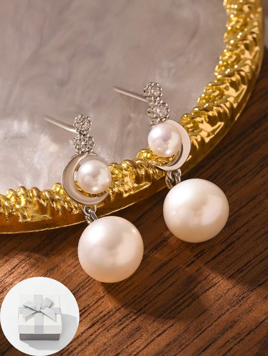 Tipo di stile:Orecchini di perle e confezione regalo