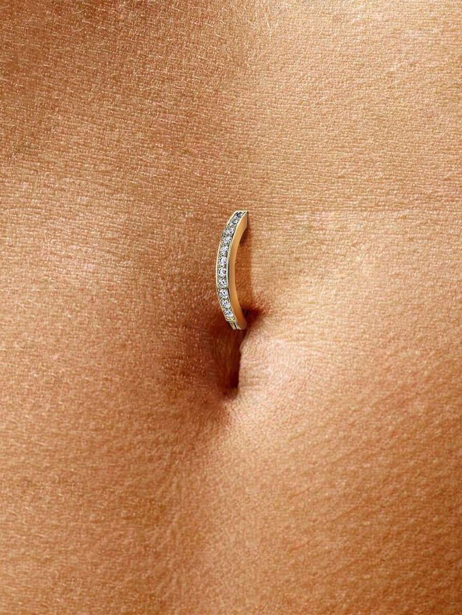 Tipo di stile:Anello per ombelico in zirconi