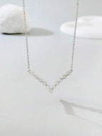 Tipo di stile:Collana di diamanti a forma di V